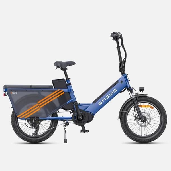 Elcykel ENGWE LE20 EU - Däck 20 Tum 250W Motor 48V19.2AH Enkelcell Batteri Hydrauliska Bromsar - Blå