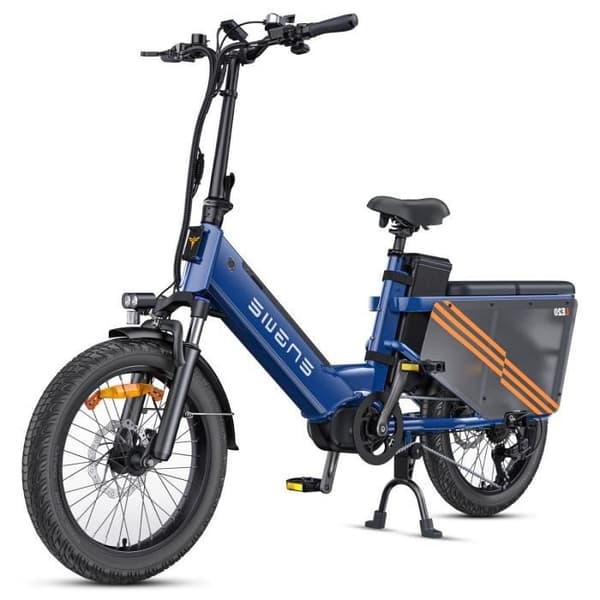 Elcykel ENGWE LE20 EU - Däck 20 Tum 250W Motor 48V19.2AH Enkelcell Batteri Hydrauliska Bromsar - Blå