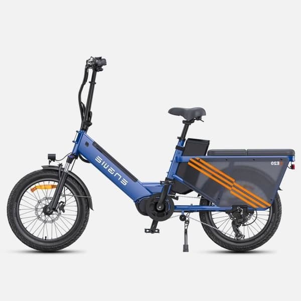 Elcykel ENGWE LE20 EU - Däck 20 Tum 250W Motor 48V19.2AH Enkelcell Batteri Hydrauliska Bromsar - Blå