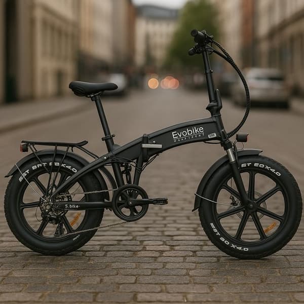Fällbar Elcykel EVOBIKE LONDRES – Hjul 20" – 250W – Litiumbatteri 36V 10Ah – Upp till 60 km räckvidd