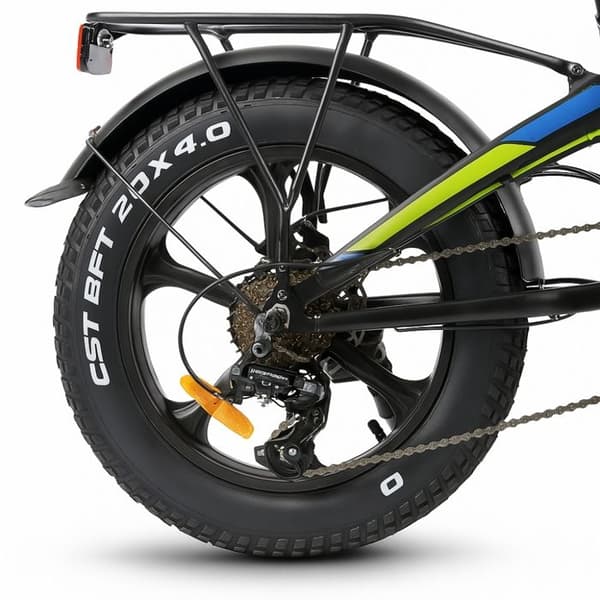 Elcykel EVOBIKE ROME – Fällbar MTB 20" - 250W - Batteri 360Wh - Upp till 60 km räckvidd