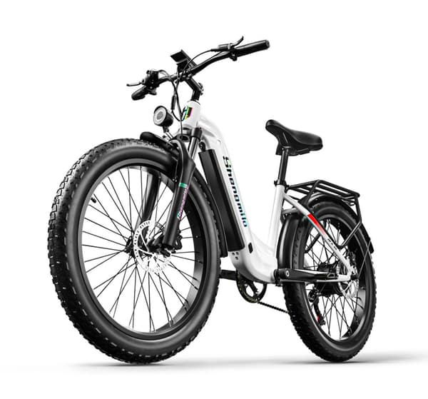 Shengmilo MX06 Elektrisk cykel 1000W motor 48V 17.5AH batteri 90KM räckvidd Hydraulisk skivbroms 26 * 3.0 tum fettdäck