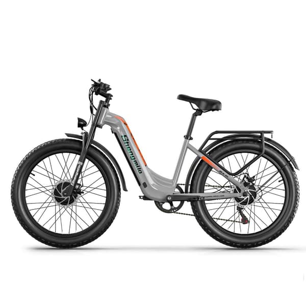 Shengmilo MX06 Pro 2*1000W motor 48V 17.5AH batteri 45KM / H hastighet 90KM räckvidd 26 * 3.0 tum fett däck elektrisk cykel