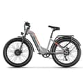 Miniatyrbild 2 av 11: Shengmilo MX06 Pro 48V 17.5AH batteri 2*1000W motor 45KM / H hastighet 90KM räckvidd 26 * 3.0 tum fett däck elektrisk cykel