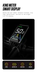 Miniatyrbild 9 av 11: Shengmilo MX06 Pro 45KM/H hastighet 90KM räckvidd 48V 17.5AH batteri 2*1000W motor 26 * 3.0 tum fett däck elektrisk cykel