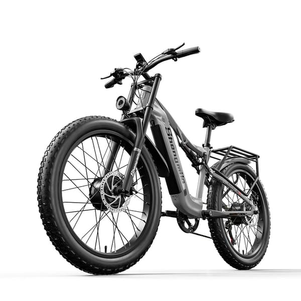 Shengmilo S600 45 km/h, 48V 17.5AH batteri, 75 km räckvidd, 1000W*2 motorer, 26*3.0 breda däck, dubbla motorer, elcykel för vuxna