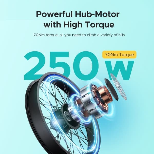 ENGWE E26 250W Motor 16AH Batteri, 25km/h Hastighet 140km Räckvidd, 26*4.0 Inch Bucket Däck Elcykel för vuxna - Grå Svart