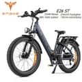 Miniatyrbild 1 av 11: ENGWE E26 ST 250W Motor 16AH Batteri, 25km/h Hastighet 140km Räckvidd, 26*4.0 Inch Bucket Däck Elcykel för vuxna - Grå Svart