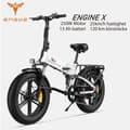 Miniatyrbild 1 av 11: ENGWE Engine X 250 Watt Motor, 13AH Batteri, 25km/h Hastighet, 120km Räckvidd, 20*4.0 Inch Fat Däck Vuxen Hopfällbar Elektrisk Cykel