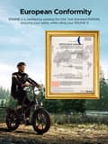 Miniatyrbild 4 av 11: ENGWE Engine X 13AH Batteri, 25km/h Hastighet, 250 Watt Motor, 120km Räckvidd, 20*4.0 Inch Fat Däck Vuxen Hopfällbar Elektrisk Cykel