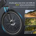 Miniatyrbild 6 av 6: Elcykel 27,5" RCB G5 – E-Bike 250W, 7 Växlar, Avtagbart Batteri 36V 10,4Ah, NFC &amp; APP Kontroll - Svart