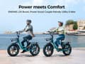 Miniatyrbild 5 av 11: ENGWE L20 Boost 20AH batteri, 25km/h hastighet, 250W motor, 126km räckvidd, 20*4.0 tum fett däck vuxen elektrisk cykel