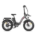 Miniatyrbild 2 av 4: Elcykel, Fafrees F20 Max, 20*4.0 Stor Däck, 22.5Ah Samsung cell Batteri 48V 500W Motor Räckvidd 100-160km, Grå