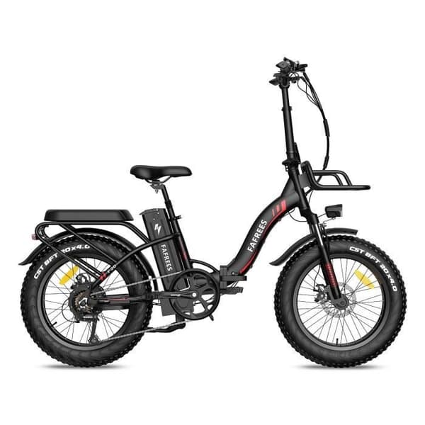 FAFREES F20 Max - Elcykel - 20" hjul - Motor 500W - Batteri 48V 18AH - Skivbromsar - Svart