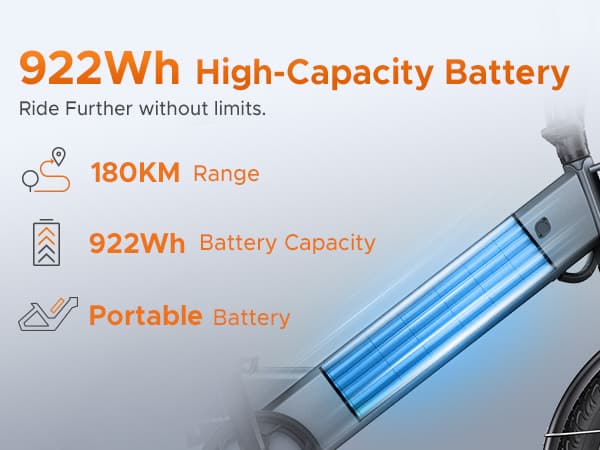 ENGWE LE20 19.2AH batteri, 25km/h hastighet,250W motor, 180km räckvidd, 20*3.0 tum däck elcykel för vuxna