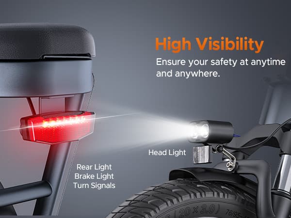 ENGWE LE20 19.2AH batteri, 25km/h hastighet,250W motor, 180km räckvidd, 20*3.0 tum däck elcykel för vuxna
