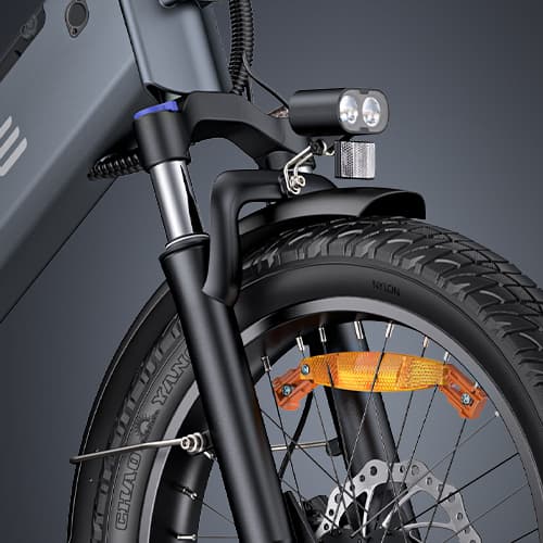 ENGWE LE20 2*19.2AH batteri, 25km/h hastighet, 250W motor, 350km räckvidd, 20*3.0 tum däck elcykel för vuxna