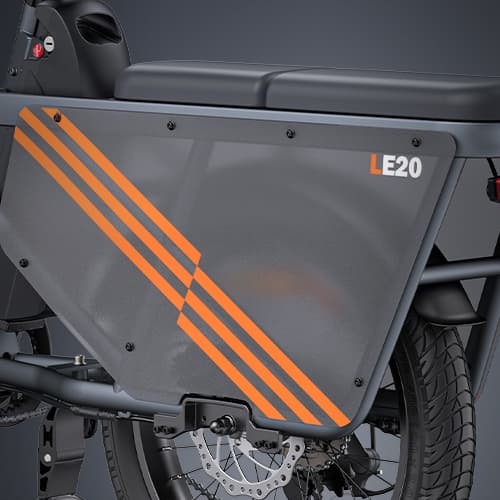 ENGWE LE20 2*19.2AH batteri, 25km/h hastighet, 250W motor, 350km räckvidd, 20*3.0 tum däck elcykel för vuxna
