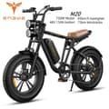 Miniatyrbild 1 av 11: ENGWE M20 750W motor, 13AH batteri, 45km/h hastighet, 75km räckvidd, 20*4.0 tum fettdäck elcykel för vuxna