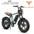 Miniatyrbild 1 av 11: ENGWE M20 13AH batteri, 750W motor, 45km/h hastighet, 75km räckvidd, 20*4.0 tum fettdäck elcykel för vuxna