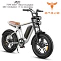 Miniatyrbild 1 av 11: ENGWE M20 13AH batteri, 750W motor, 45km/h hastighet, 75km räckvidd, 20*4.0 tum fettdäck elcykel för vuxna