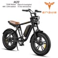 Miniatyrbild 1 av 11: ENGWE M20 13AH batteri, 750W motor, 45km/h hastighet, 75km räckvidd, 20*4.0 tum fettdäck elcykel för vuxna