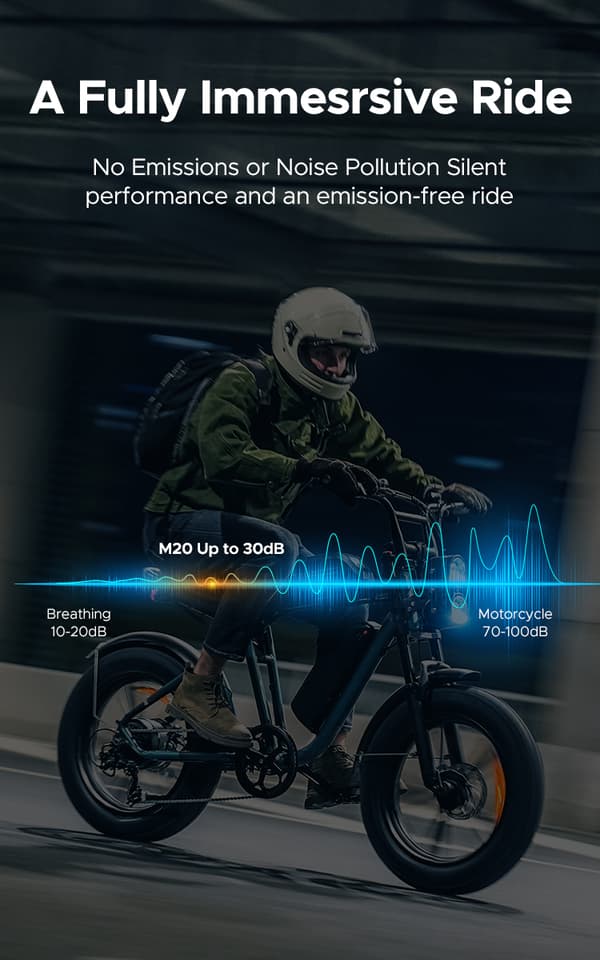 ENGWE M20 13AH batteri, 45km/h hastighet, 750W motor, 75km räckvidd, 20*4.0 tum fettdäck elcykel för vuxna