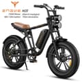 Miniatyrbild 1 av 11: ENGWE M20 13AH batteri, 45km/h hastighet, 750W motor, 75km räckvidd, 20*4.0 tum fettdäck elcykel för vuxna