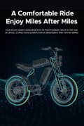 Miniatyrbild 7 av 11: ENGWE M20 13AH batteri, 45km/h hastighet, 750W motor, 75km räckvidd, 20*4.0 tum fettdäck elcykel för vuxna
