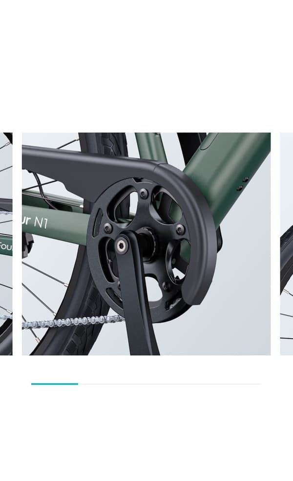ENGWE N1 AIR 250W motor, 13AH batteri, 25km/h hastighet, 75km räckvidd, kolfiberram, 700*38C däck elcykel för vuxna