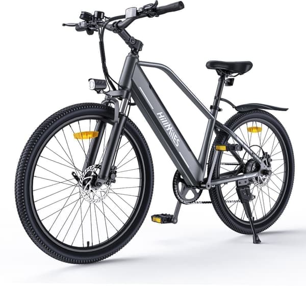 ENGWE HillMiles MileTrail 1 Elektrisk Mountainbike – 26” E-Cykel med 250W Motor, Momentføler, 25 km/h Hastighed, Hydrauliske Skivebremser & Op til 100