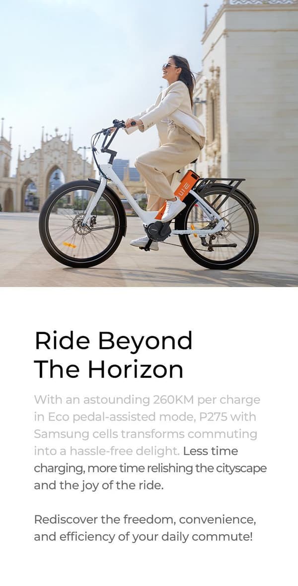 ENGWE P275 ST 19,2AH batteri, 250W motor, 25km/h hastighet, 260km räckvidd, 27,5” däck, hydraulisk skivbroms, elcykel för vuxna