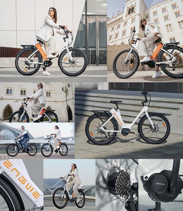 ENGWE P275 ST 25km/h hastighet, 260km räckvidd, 19,2AH batteri, 250W motor, 27,5” däck, hydraulisk skivbroms, elcykel för vuxna