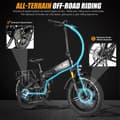 Miniatyrbillede 8 af 8: Elektrisk foldecykel VITILAN i7 Pro 3.0 - Motor 48V 750W - 20Ah Batteri - 8 gear