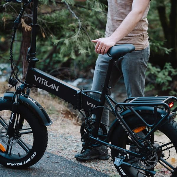 Sammenklappelig elcykel Vitilan V3 2.0 - Motor 48V 750 W - Hydrauliske skivebremser - Terrængående