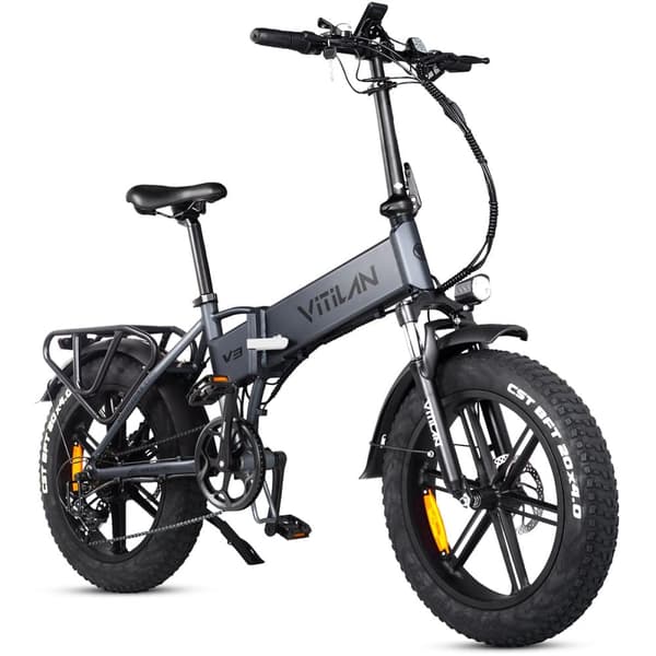 Sammenklappelig elcykel Vitilan V3 2.0 - Motor 48V 750 W - Hydrauliske skivebremser - Terrængående