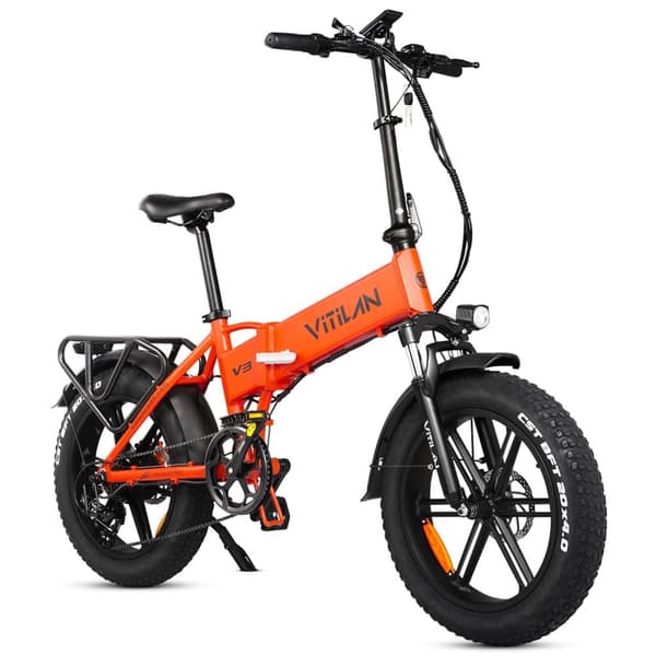 Sammenklappelig elcykel Vitilan V3 2.0 - Motor 48V 750 W - Hydrauliske skivebremser - Terrængående