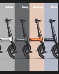 Miniatyrbild 10 av 11: ENGWE T14 250W motor, 10AH batteri, 25km/h hastighet, 42km räckvidd, 14” däck, skivbroms, elcykel för vuxna