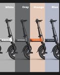 Miniatyrbild 10 av 11: ENGWE T14 10AH batteri, 250W motor, 25km/h hastighet, 42km räckvidd, 14” däck, skivbroms, elcykel för vuxna