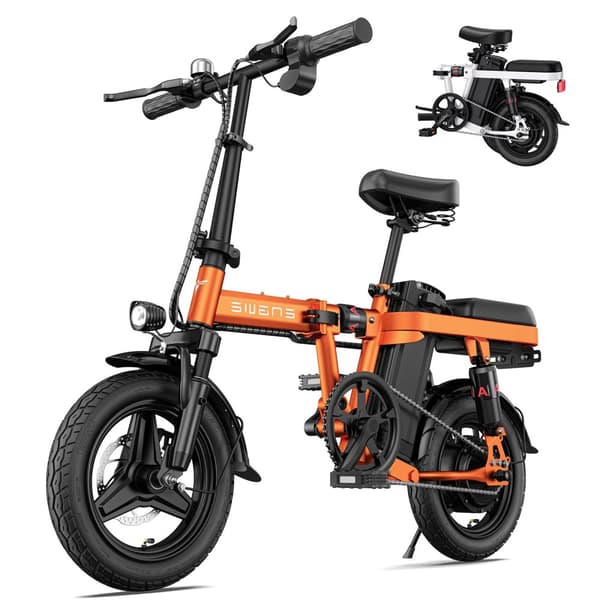 ENGWE T14 25km/h hastighet, 42km räckvidd, 10AH batteri, 250W motor, 14” däck, skivbroms, elcykel för vuxna
