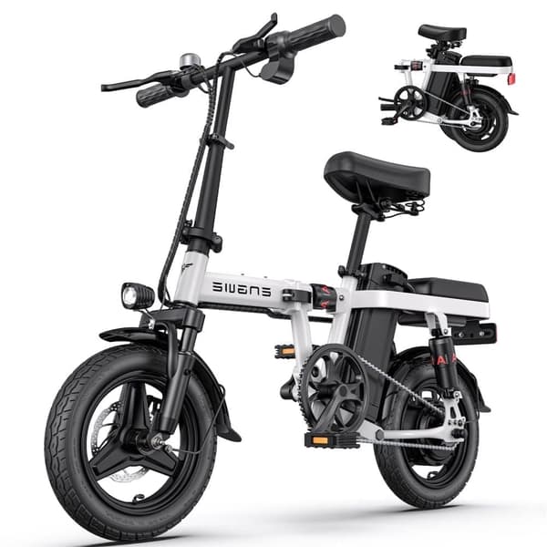 ENGWE T14 25km/h hastighet, 42km räckvidd, 10AH batteri, 250W motor, 14” däck, skivbroms, elcykel för vuxna
