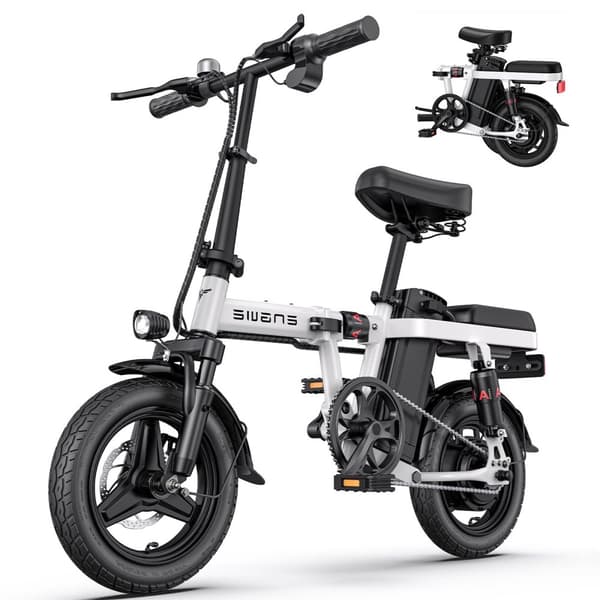 ENGWE T14 25km/h hastighet, 42km räckvidd, 10AH batteri, 250W motor, 14” däck, skivbroms, elcykel för vuxna