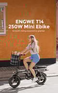 Miniatyrbild 2 av 11: ENGWE T14 25km/h hastighet, 42km räckvidd, 10AH batteri, 250W motor, 14” däck, skivbroms, elcykel för vuxna