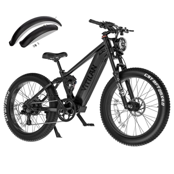 Elcykel VITILAN T7 PRO - 52V 20Ah 1040Wh Batteri - 8 Gear