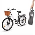 Miniatyrbild 1 av 4: DYU C6 Elcykel 350W Motor Maximalt Hastighet 25km-h 36V 12.5AH 70km Maximalt Räckvidd