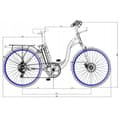 Miniatyrbild 4 av 4: DYU C6 Elcykel 350W Motor Maximalt Hastighet 25km-h 36V 12.5AH 70km Maximalt Räckvidd