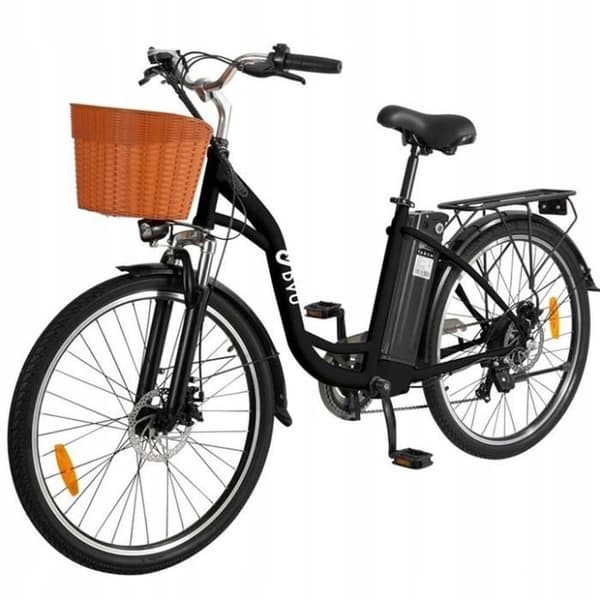 DYU C6 Elcykel 350W Motor Maximalt Hastighet 25km-h 36V 12.5AH 70km Maximalt Räckvidd