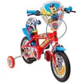 Miniatyrbild 2 av 4: Paw Patrol unisex ungdomscykel - Toimsa - 12 tum - Vit - Bromsar fram och bak - Uppblåsbara hjul