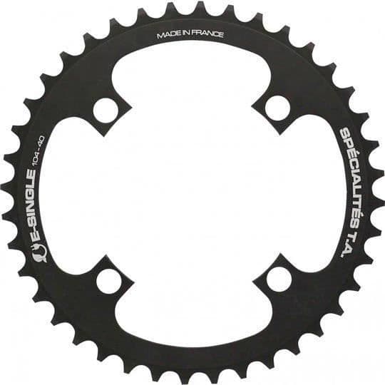 Mono MTB Kedjering Diam 104 Exter 40Ts Svart 4 Grenar TA E Single - TA