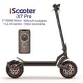 Miniatyrbild 1 av 11: iScooter iX7 Pro 2*1000W Motor 48V 17.5Ah 10 tums däck 60km/h Hastighet 60KM Max räckvidd Off-road elektrisk skoter